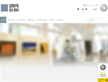 Tablet Screenshot of galerie-am-dom.de